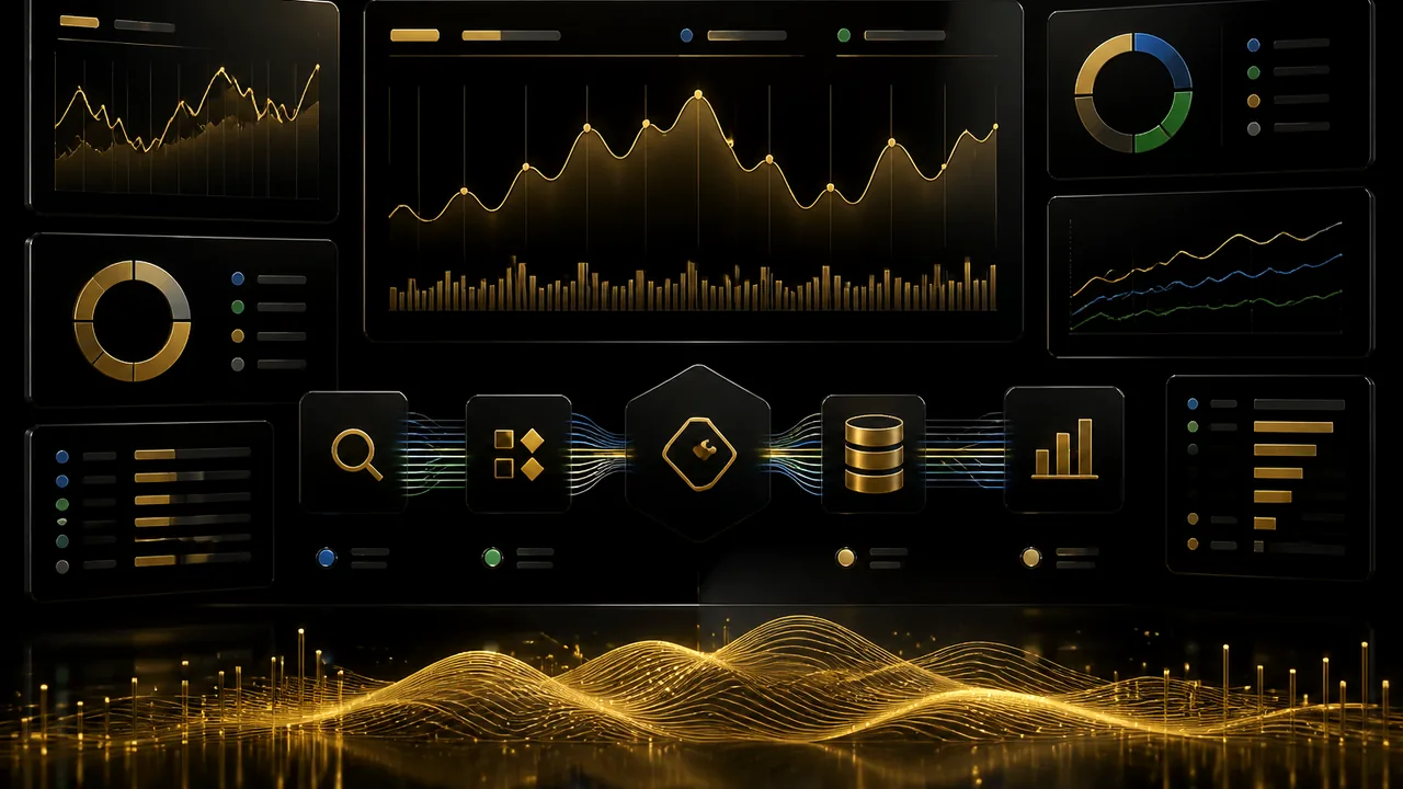 Search Console, Analytics, Tag Manager, Trends, dan Reporting